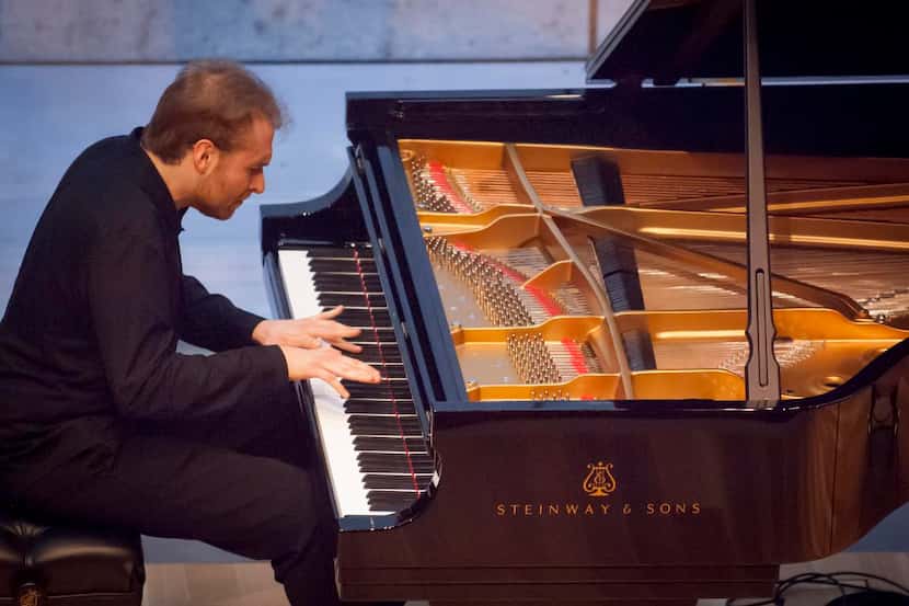 
Pianist Adam Golka performs at the Cliburn Festival

