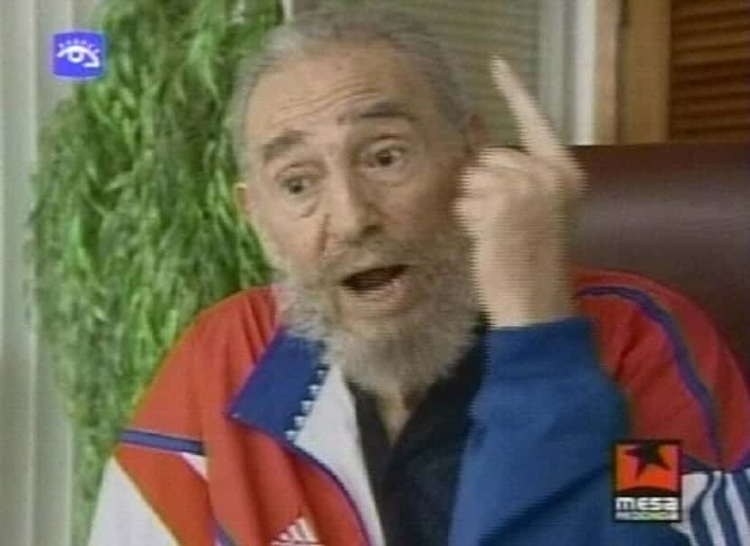 Castro, shown speaking on Cuban television in 2007, survived even after the Soviet Union...