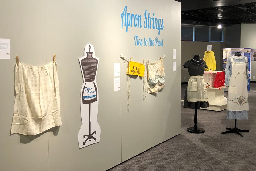 Apron Strings: Ties to the Past, a new art exhibit in Irving, explores the changing roles of...