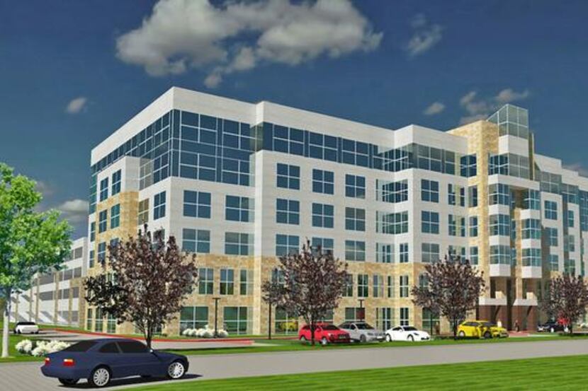
Strasburger & Price will take 1 1/2 floors of the six-story building on the east side of...