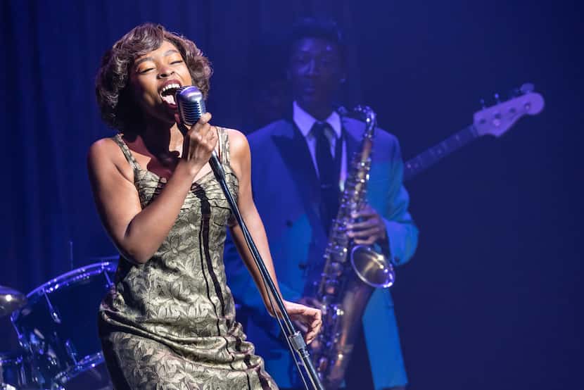 Parris Lewis, one of two actresses alternating in the role of Tina Turner in the touring...