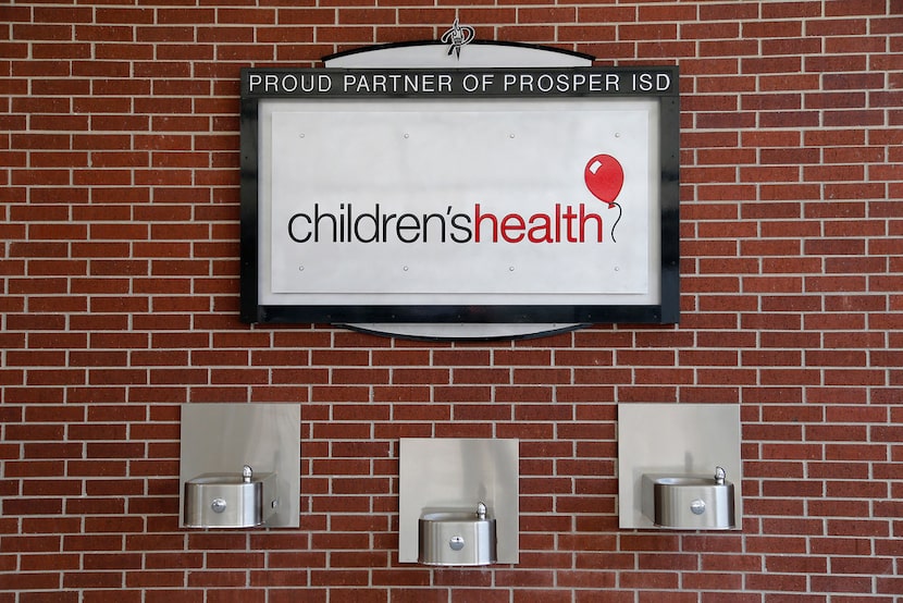 A Children's Health sign is visible in the concourse at Children's Health Stadium, which...