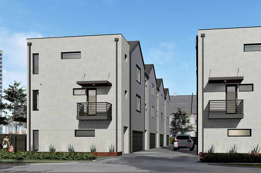 Olerio Homes plans to build 28 townhomes in its Kimsey Place project near Maple Avenue.