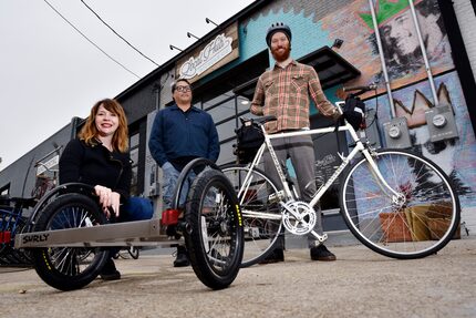 Local Hub owner Kristie Holt said she'd like more people to experience cycling in Dallas,...