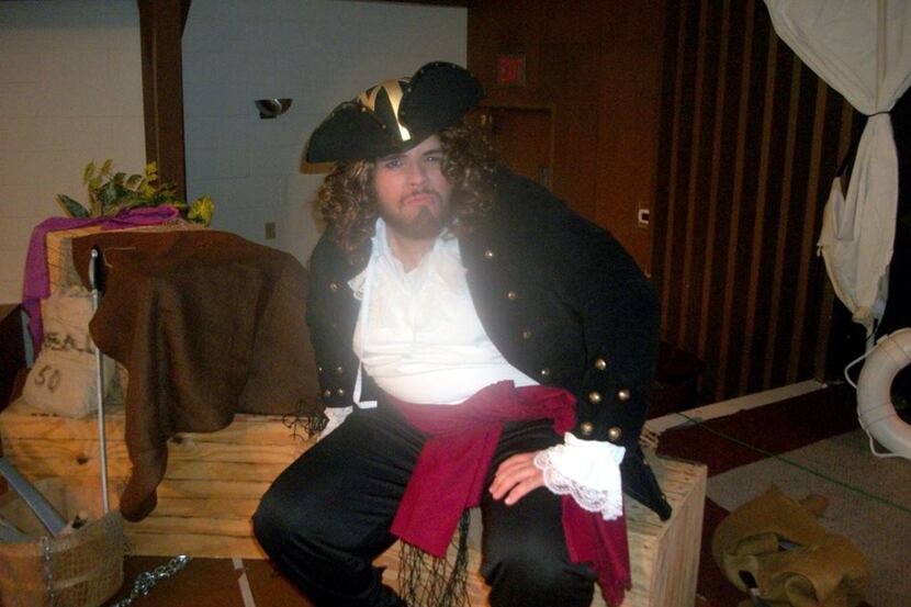Matthew Keller played Captain Jack Cracker in a June 2013 performance of "Pirates of the 'I...