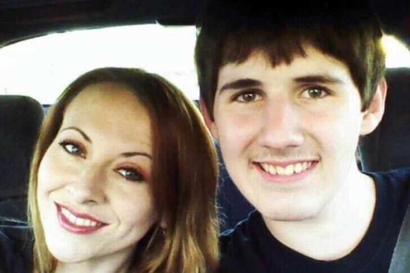 Zach Poston, 18, (with his mother, Jennifer) was saved from the Sutherland Springs church...
