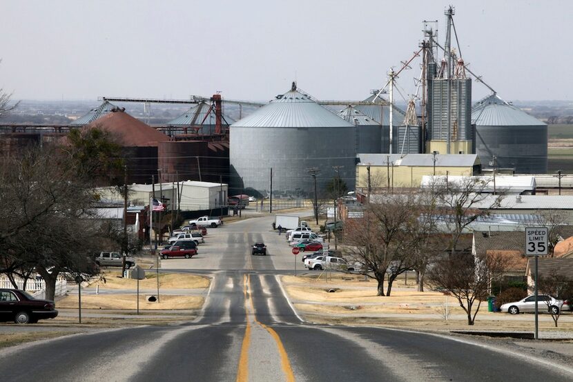  Looking west along Broadway Street in Prosper. The town on Preston Road has about 18,500...