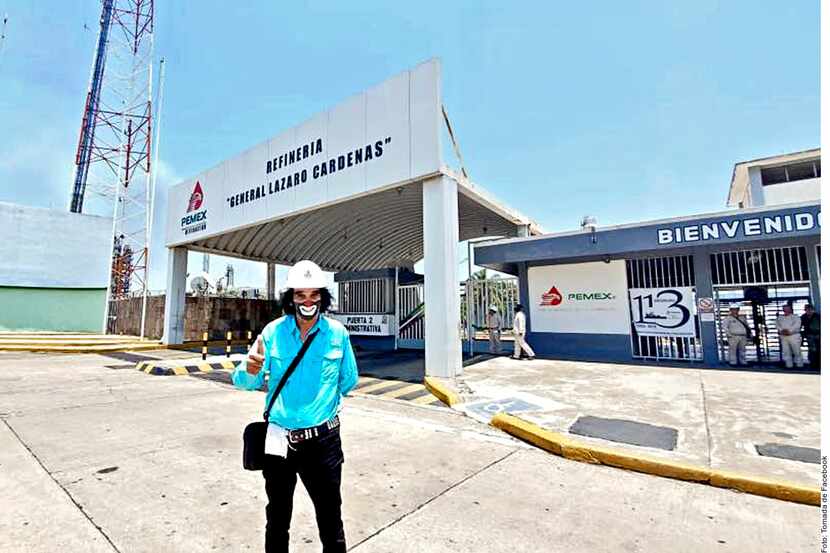 Ricardo González (foto), su nombre real, decidió visitar la refinería General Lázaro...