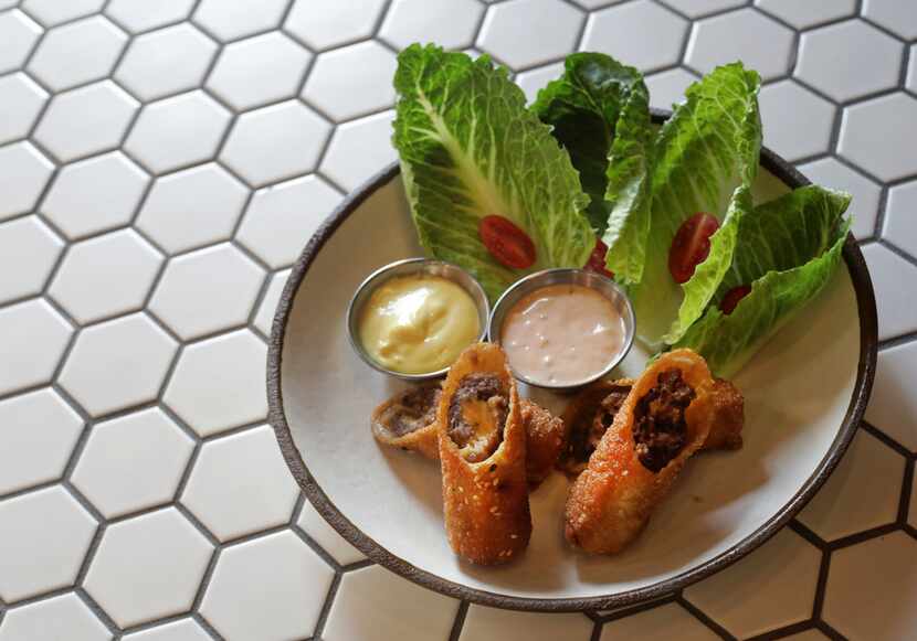 Expect these Cheeseburger Eggrolls and other Chinese-American dishes at the coming-soon...