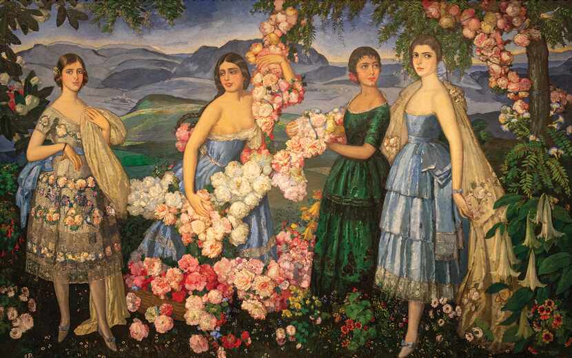 Alfredo Ramos Martinez, Flores Mexicanas, 1914-29, oil on canvas. It's the title piece in a...