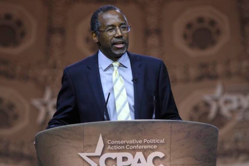 
Dr. Ben Carson spoke at the Conservative Political Action Conference annual meeting in...