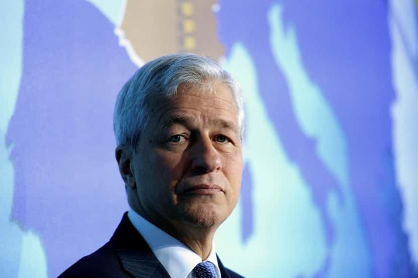 (FILES) This file photo taken on July 11, 2017 shows JP Morgan Chase's Chairman and CEO...
