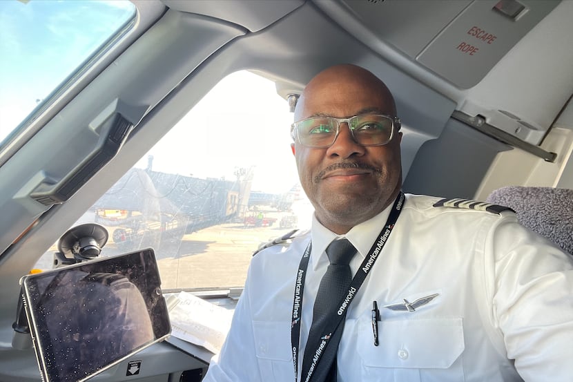 Damion Washington of Arlington was hired in August 2022 as a first officer pilot at American...