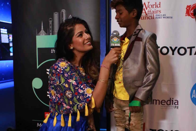 Actor Sunny Pawar, who starred in the film 'Lion' and also 'Chippa," is interviewed at the...