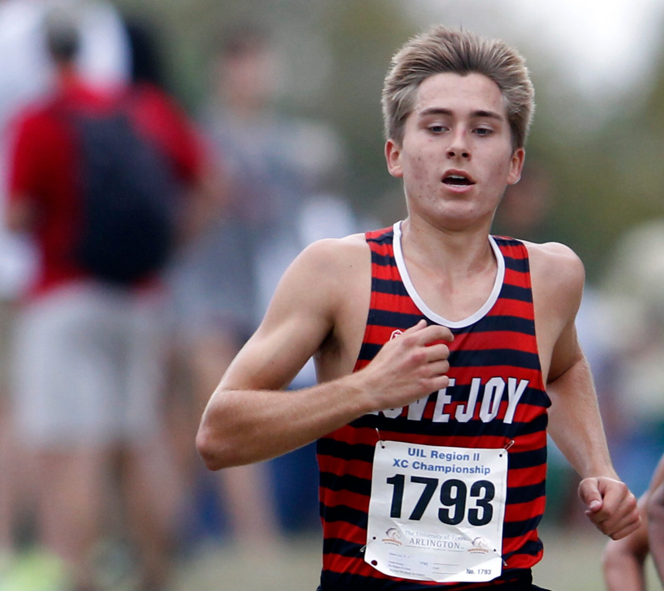 Lucas Lovejoy junior Caden Gary finished the Boys Class 5A Region 2 race in second place...