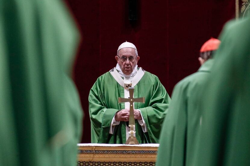Pope Francis celebrated Mass at the Vatican on Sunday to conclude his unprecedented summit...