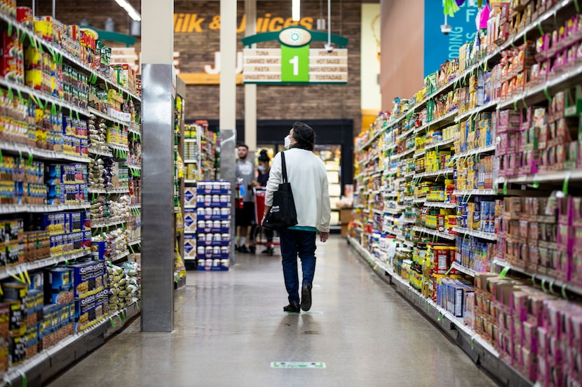 A customer browses merchandise for sale on aisle one at Rio Grande in Mesquite, Friday,...