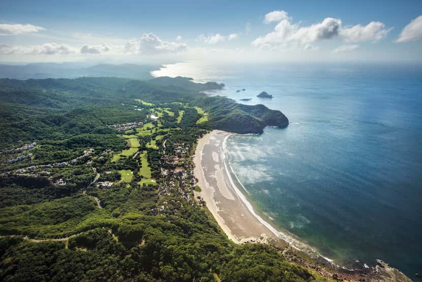 The centerpiece of Mukul Resort is the 1.3-mile stretch of soft-sand beach along the Pacific...