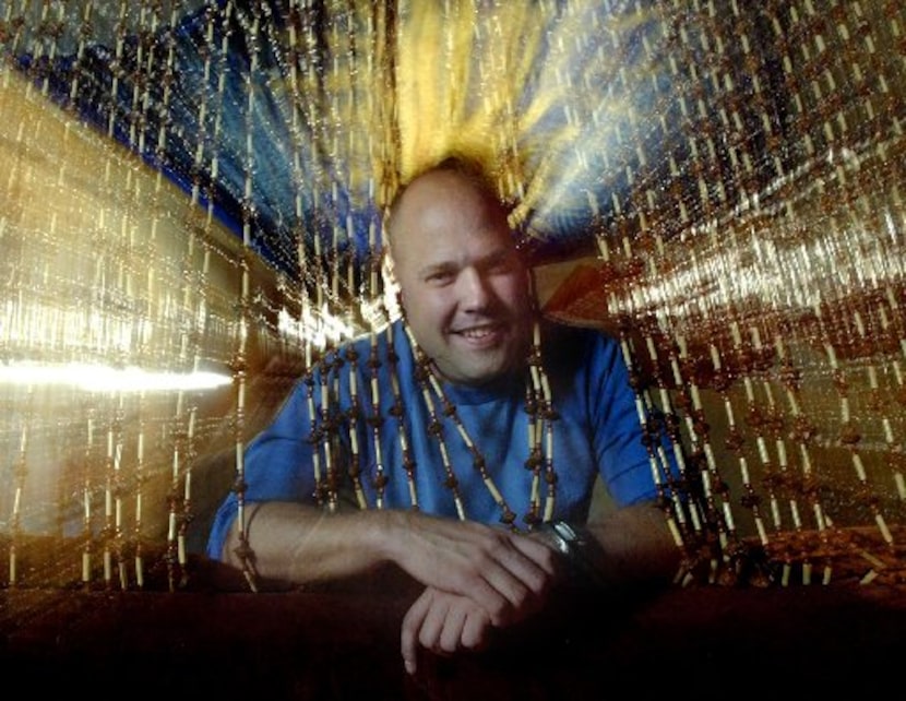  Dallas novelist Will Clarke at The Velvet Hookah in Deep Ellum in 2005.