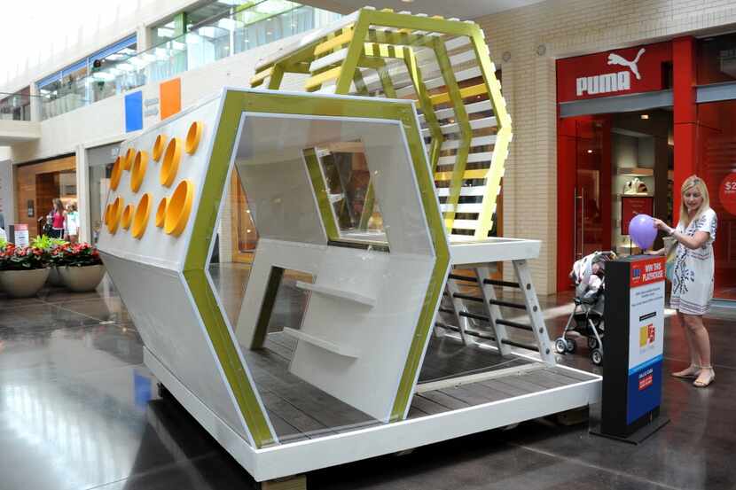 The Simple Play House was featured in the 2013 CASA Parade of Playhouses at NorthPark...