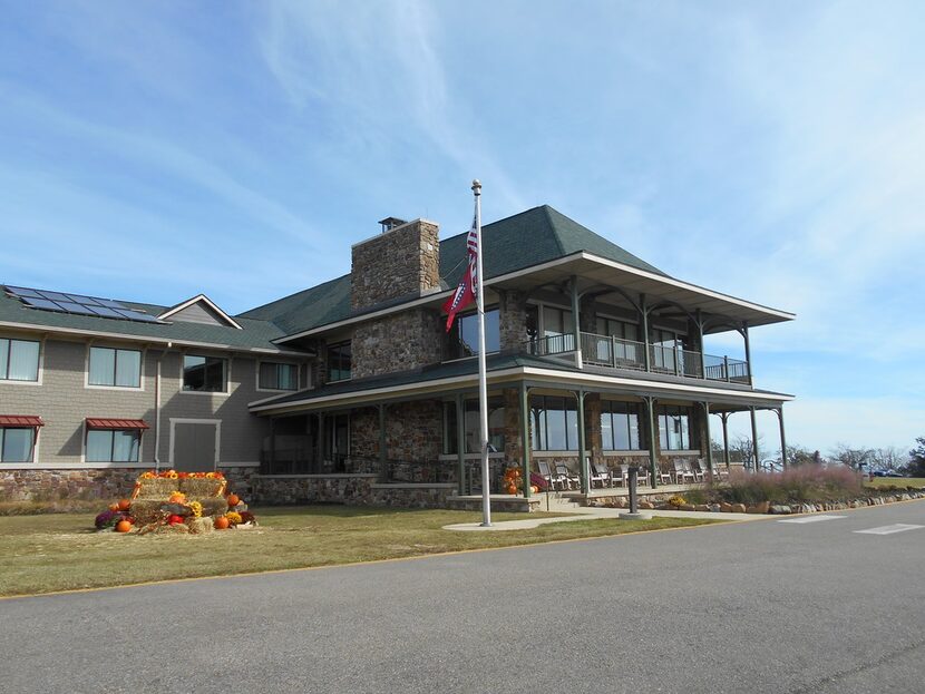 Queen Wilhelmina State Park and Lodge in Arkansas. 