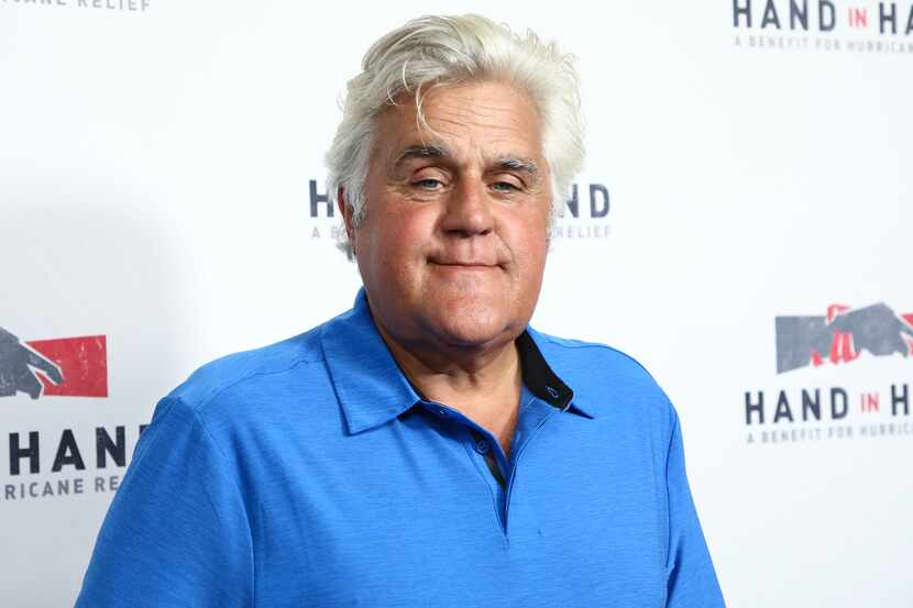 In a 2017 file photo, Jay Leno is shown attending the Hand in Hand: A Benefit for Hurricane...