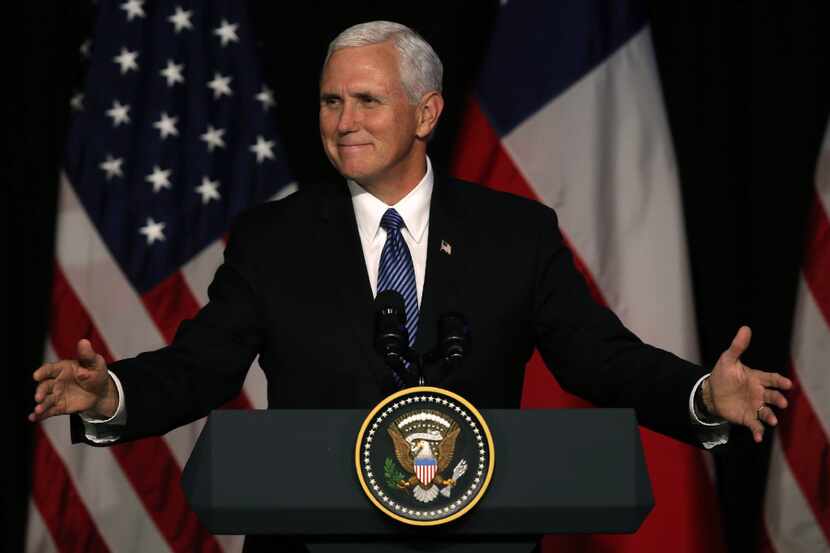 Vice President Mike Pence will visit the Houston area on Aug. 23, 2018 to fund-raise for...
