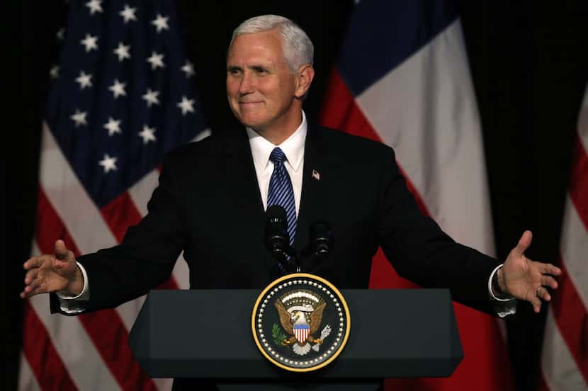 Vice President Mike Pence will visit the Houston area on Aug. 23, 2018 to fund-raise for...