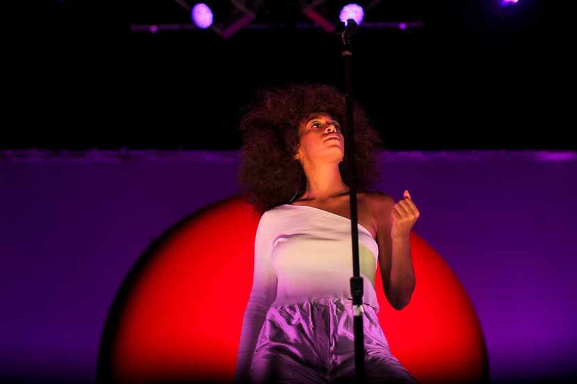 Solange performs at the Okeechobee Music and Arts Festival on Saturday, March 4, 2017. The...