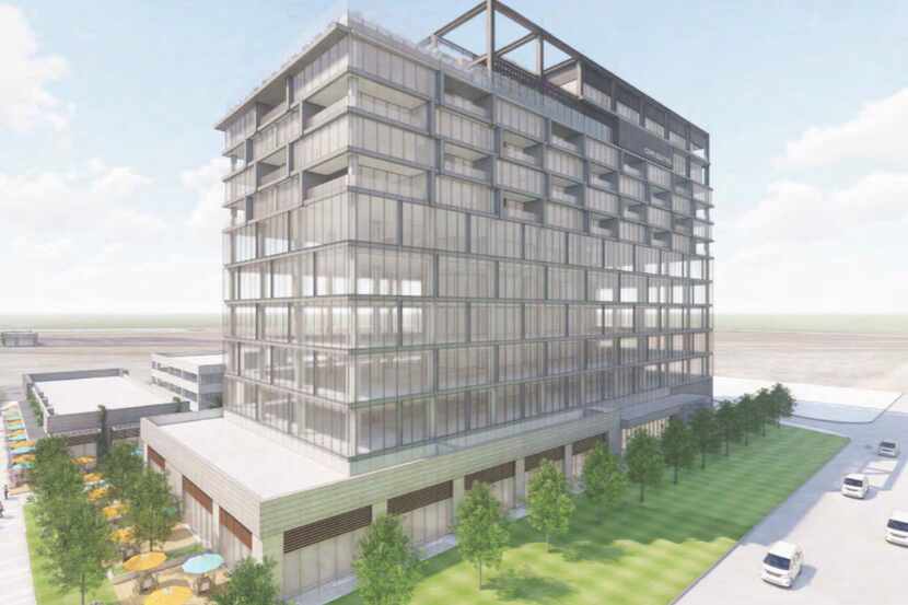 Cope Equities is proposing the high-rise as part of a larger mixed-use project on S.H. 121.