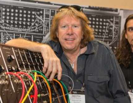 Keith Emerson was able to compose without any instrument, his longtime partner, Mari...