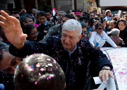 National Regeneration Movement (Morena) presidential hopeful Andrés Manuel López Obrador...
