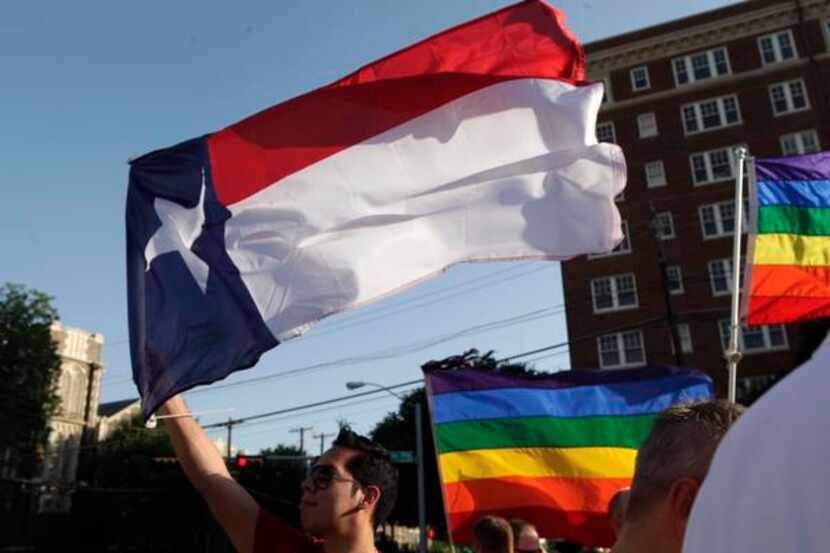 The suit is asking a federal court to immediately block sections of the Texas Constitution...
