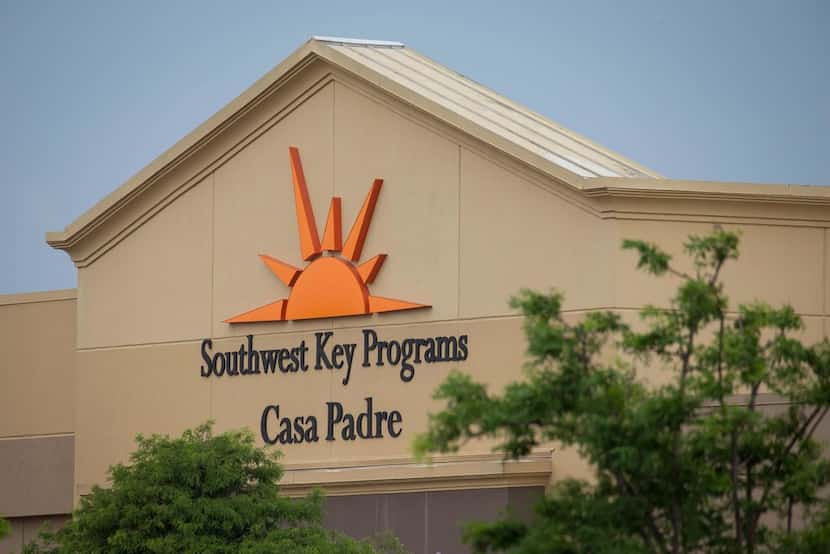 Casa Padre, in a former Walmart in Brownsville, is one of several facilities in Texas where...