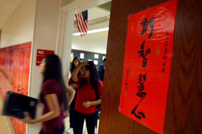 More than 400 students are enrolled in Chinese classes at Thomas Jefferson High School.