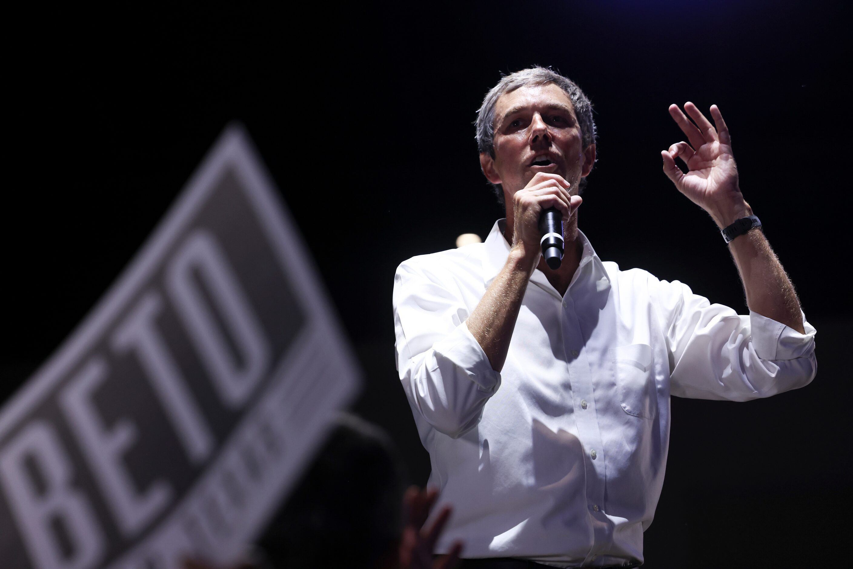 Democratic Governor Candidate Beto O'Rourke speaks Saturday, August 20, 2022 at Disciple...