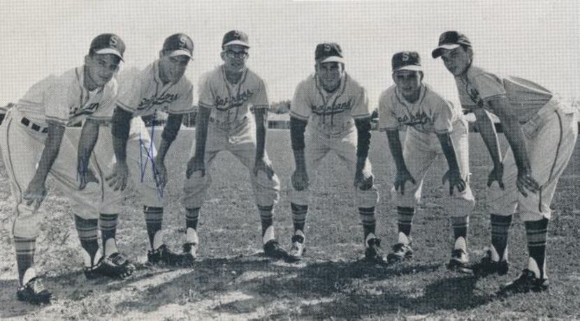 
In the 1963 Samuell High School yearbook, the Spartans baseball team pitchers included...