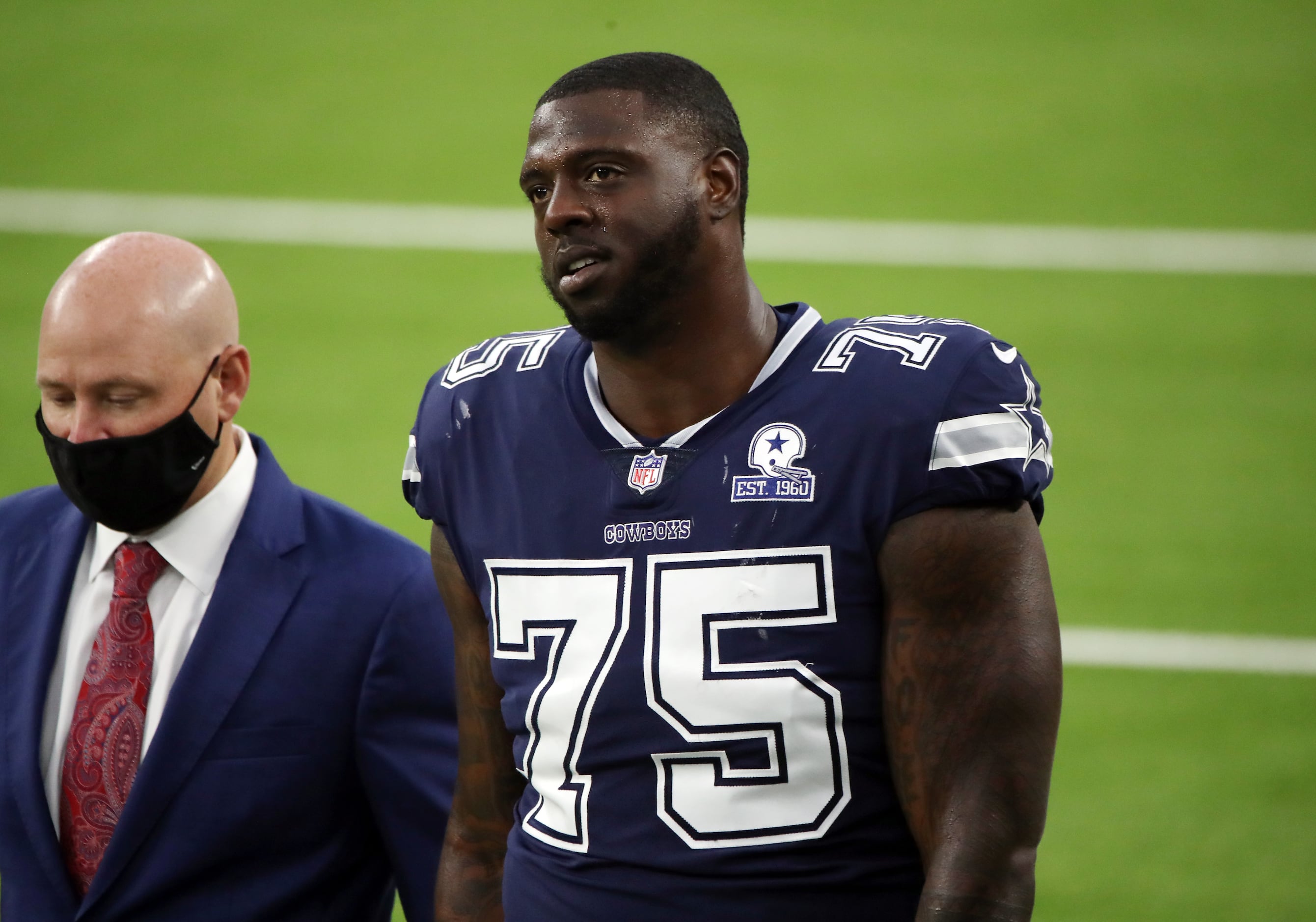 Cowboys LT Cam Erving activated from injured reserve, expected to start vs.  Washington