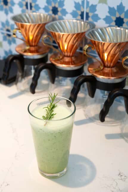 The Mediterranean Limonada includes lemon, mint, rosemary and ginger. It's nicknamed the...