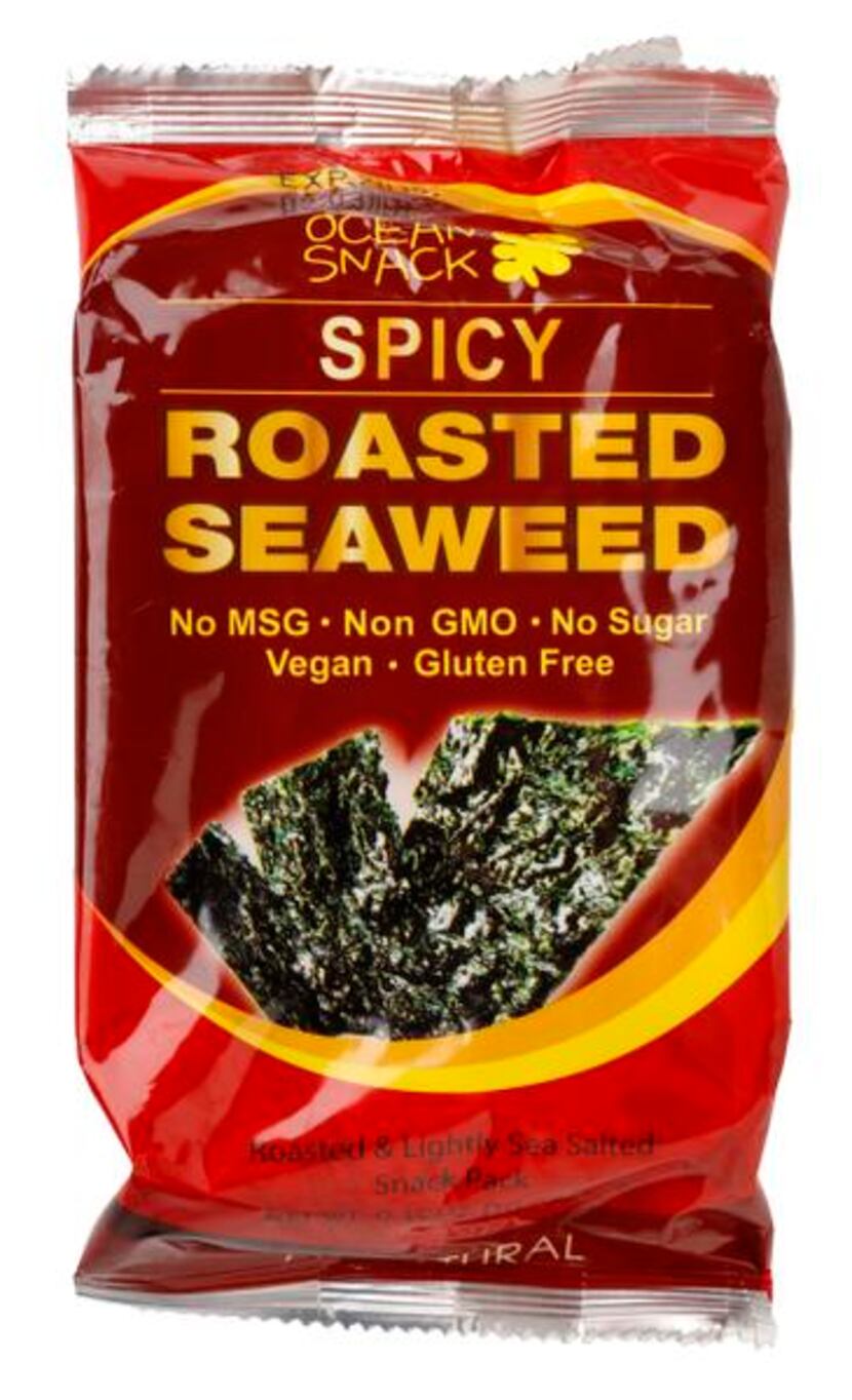 
Edible seaweed has been turned into a flavorful, low-calorie snack.
