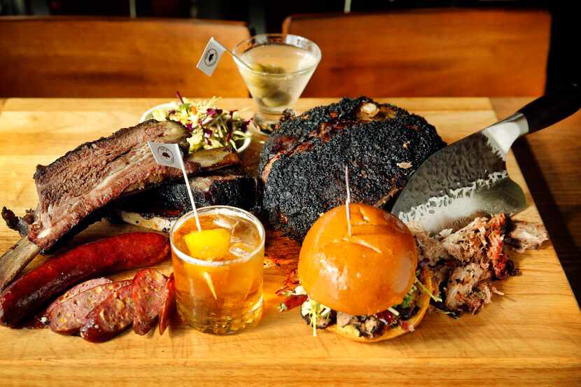 Oak'd opened Nov. 6, 2020. The menu includes beef ribs, jalapeño cheddar sausage, A Sandwich...