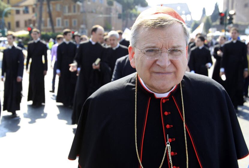 A May 13, 2012 file photo shows Cardinal Raymond Leo Burke, of the United States. (AP...