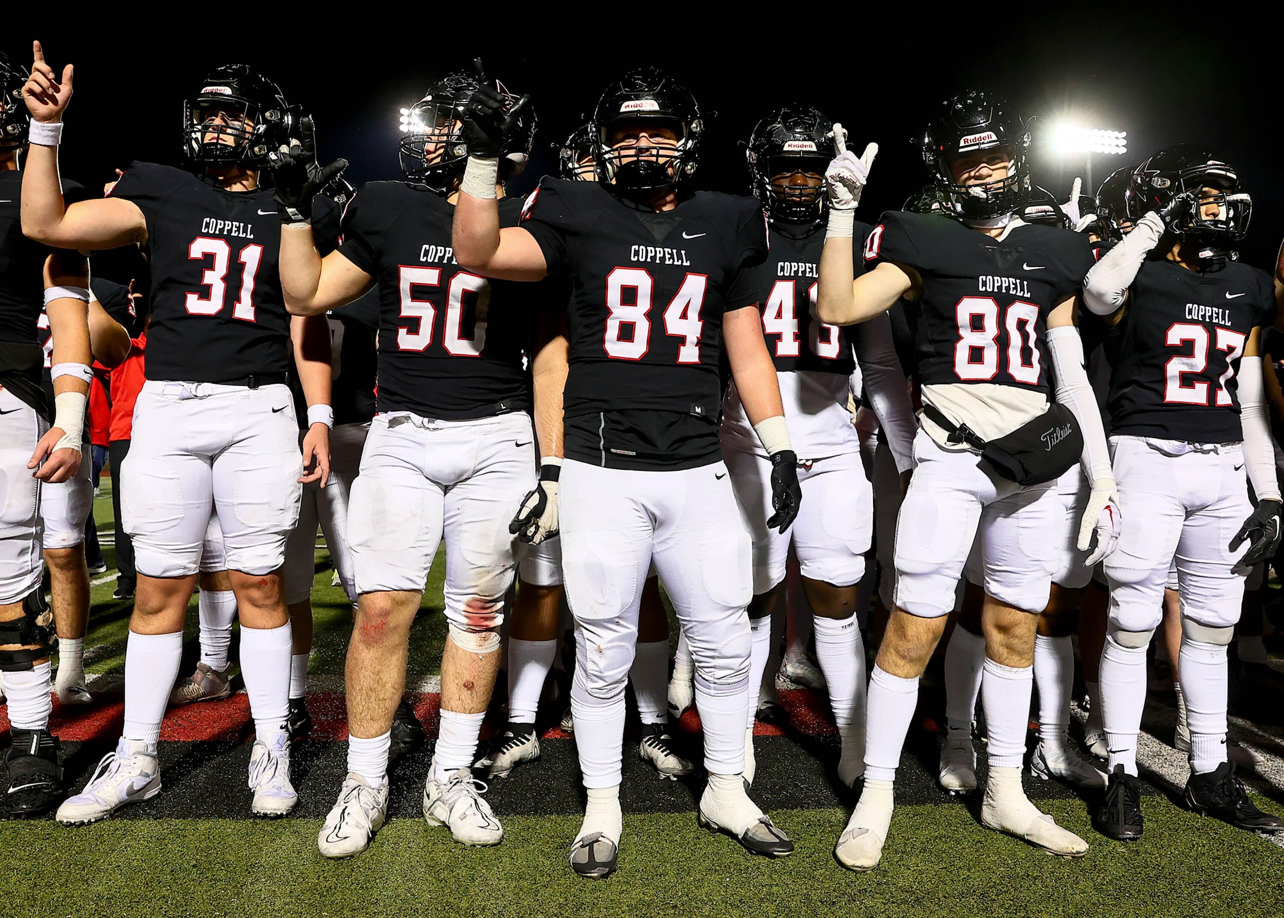 Coppell beat Denton Guyer, 35-21 in the Class 6A Division II bi-district playoff high school...