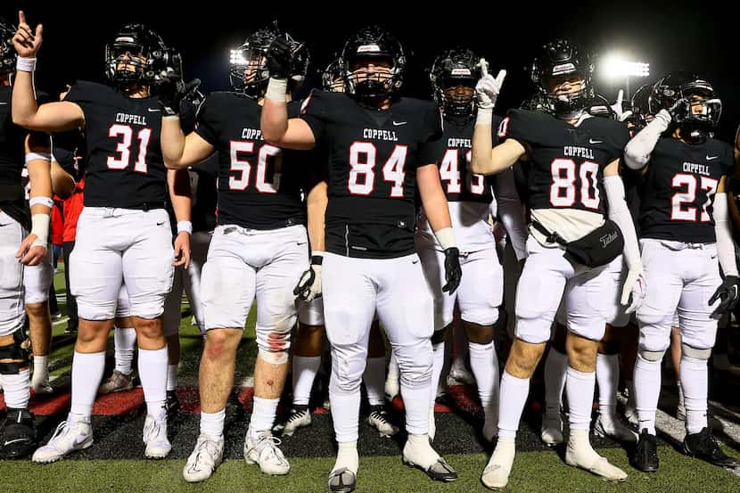 Coppell beat Denton Guyer, 35-21 in the Class 6A Division II bi-district playoff high school...