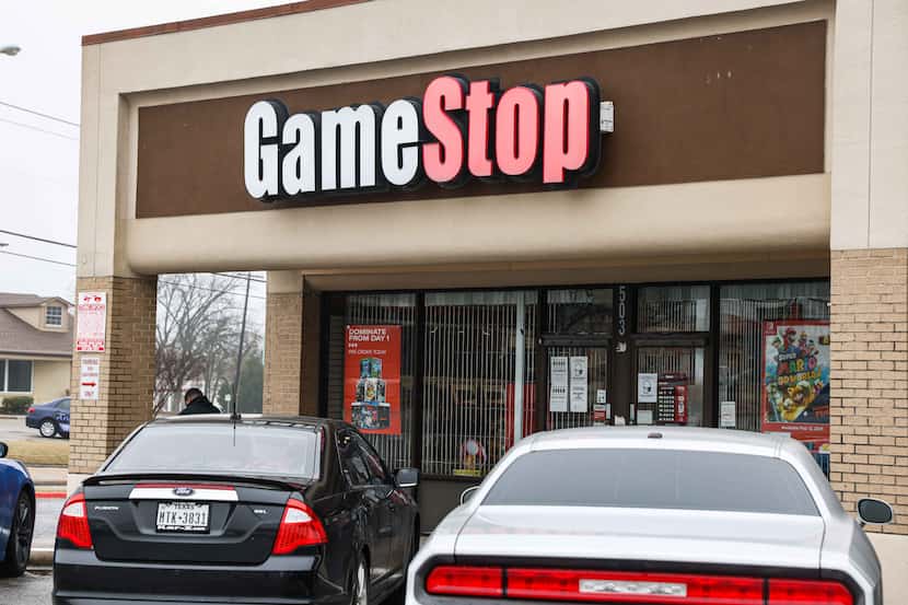 A GameStop location on North Galloway Avenue in Mesquite.
