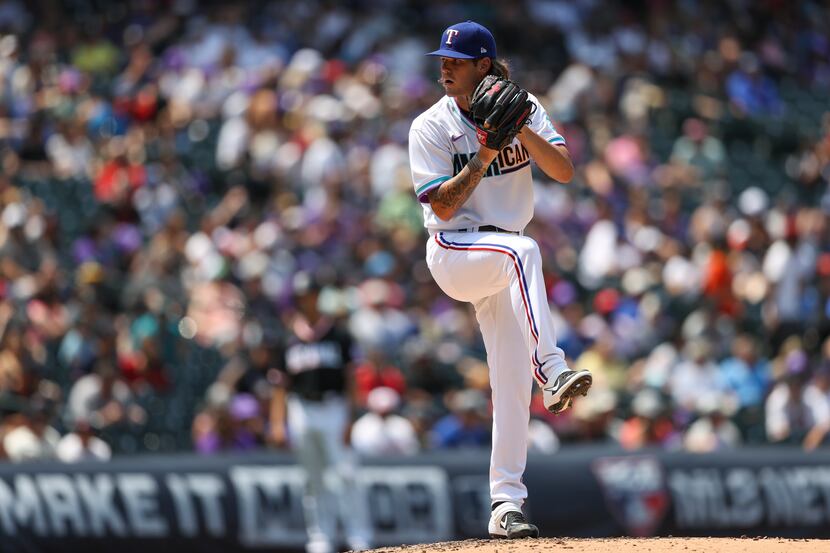 Cole Ragans winds up during the third inning of the MLB All Star Futures baseball game,...