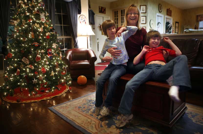 In December 2008, Carole Boatright and her then-7-year-old twins Mia (left) and Paige were...