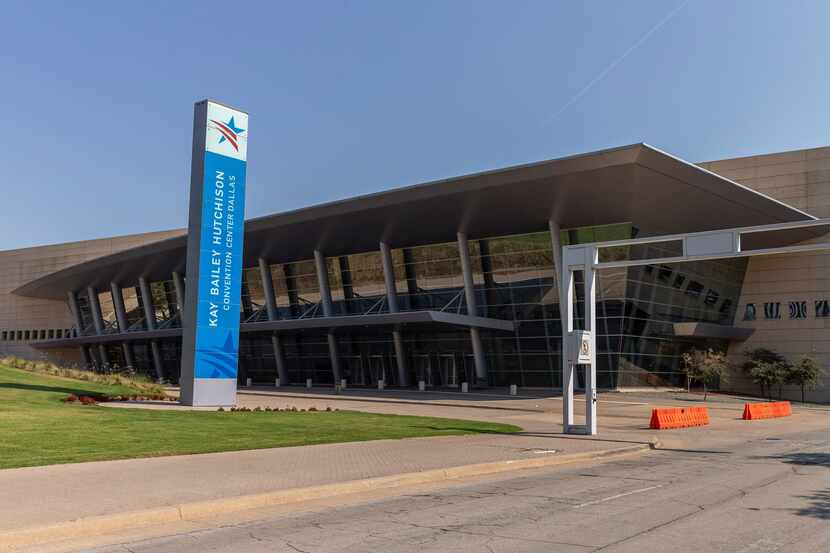 The Kay Bailey Hutchison Convention Center in downtown Dallas.