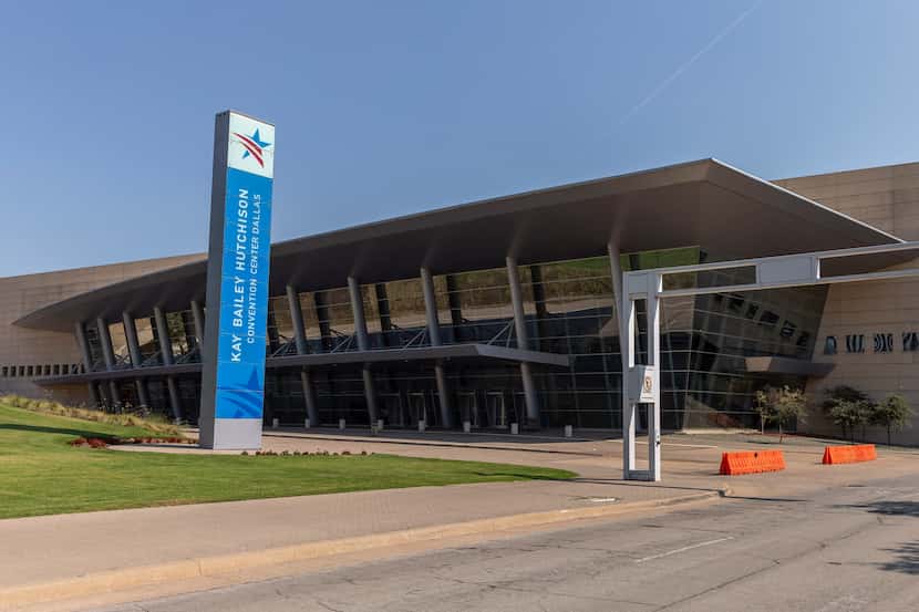 The Kay Bailey Hutchison Convention Center in downtown Dallas.