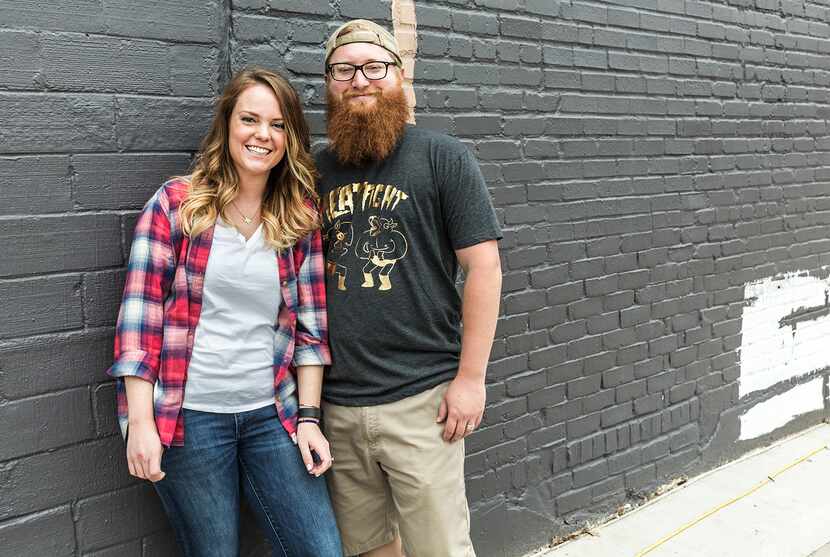 Emma and Travis Heim, 28 and 26, owners of Heim Barbecue and Catering